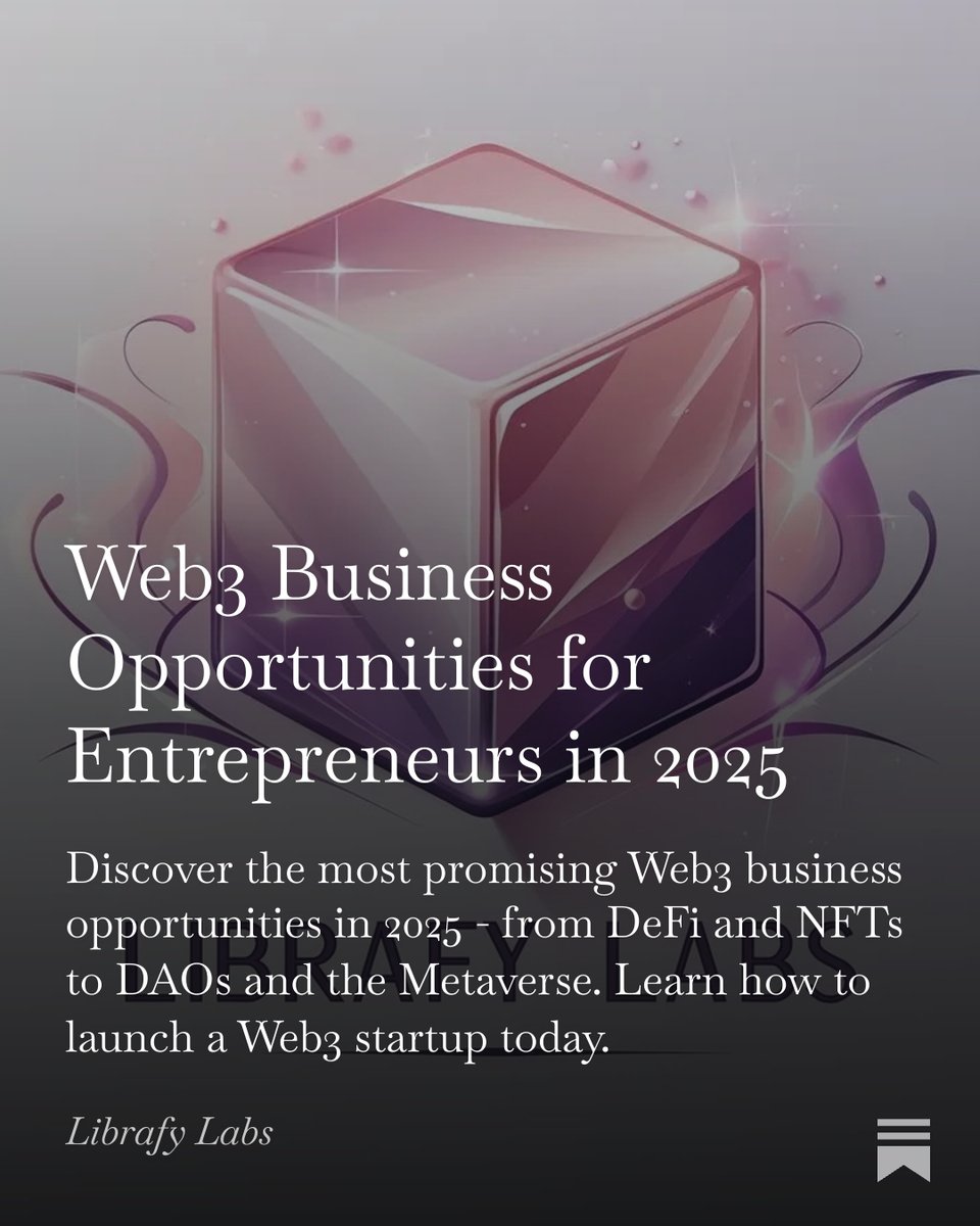 🚀Our first Substack article is out!

 “Web3 Business Opportunities for Entrepreneurs in 2025”

Discover how the next wave of Web3 innovation isn’t just for tech-giants - smart founders can build meaningful businesses around emerging models like tokenised communities &amp; DAOs.

If