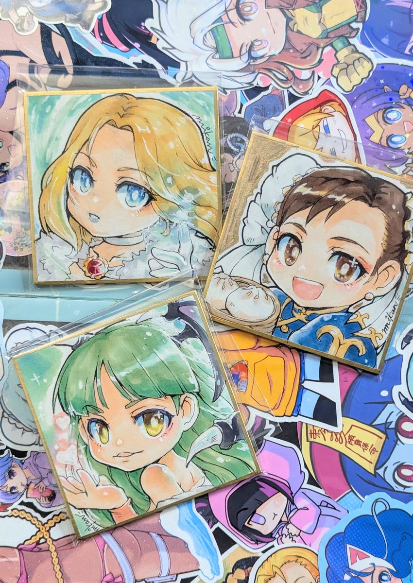 本日の進捗です- さらに色紙を3枚仕上げました！目標の25枚まで