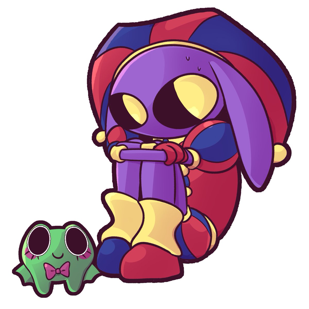 screaming_alice's tweet image. Guess, what I ordered. 👀

#jax #tadc #ribbit  #tadcjax #TheAmazingDigitalCircus