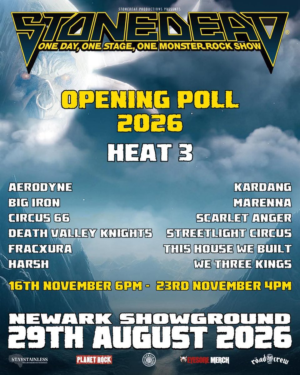 VOTE! DEATH VALLEY KNIGHTS 
For a chance to play STONEDEAD FEST!👇
shorturl.at/2DXLQ