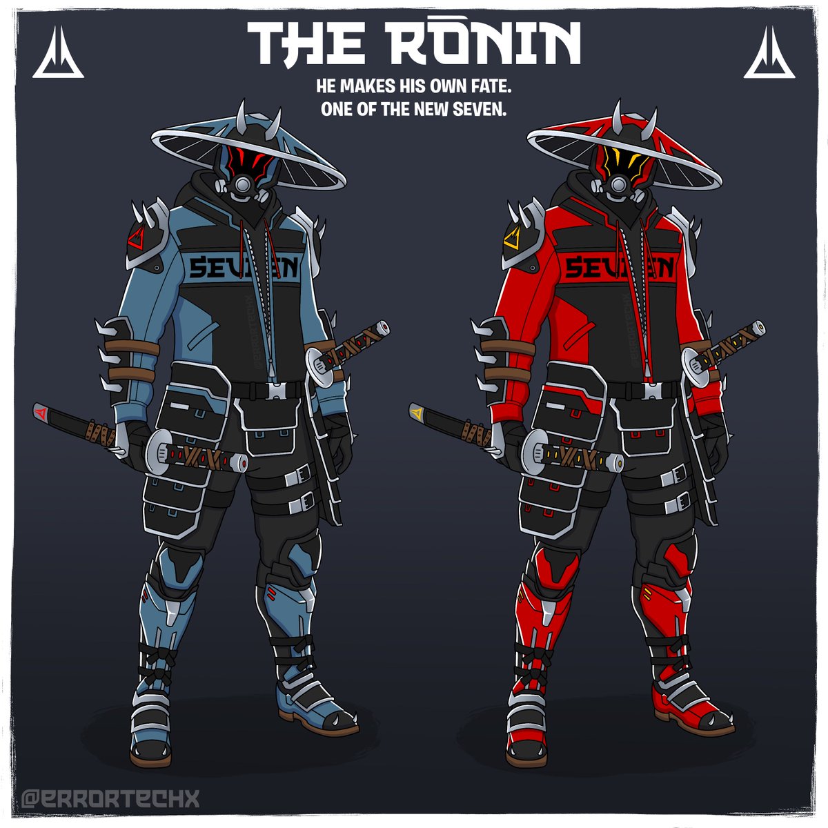 errortechx's tweet image. What if Kendo was actually useful, and was invited to a new Seven team?

Fortnite Skin Concept - THE RŌNIN - He makes his own fate.

#Fortnite #FortniteConcept #FortniteArt #FortniteFanart #FortniteC6S1鬼Hunters