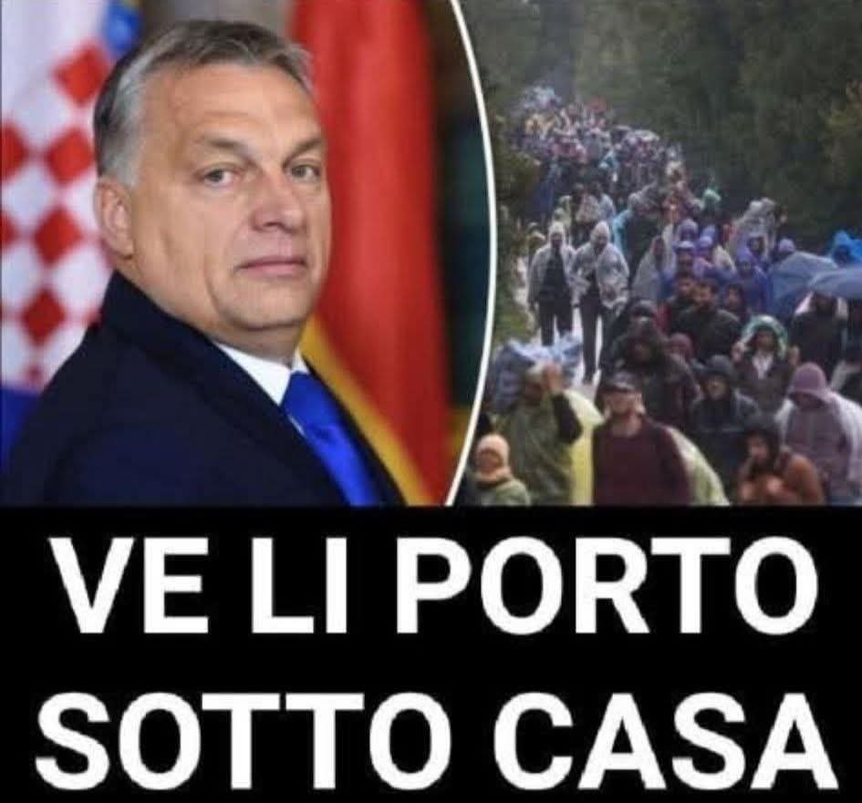 Orban alla UE, se continuate con questa storia di ridistribuire i migranti, io, Ve li porto tutti a Bruxelles...o a casa vostra...

t.me/infonesh/235550