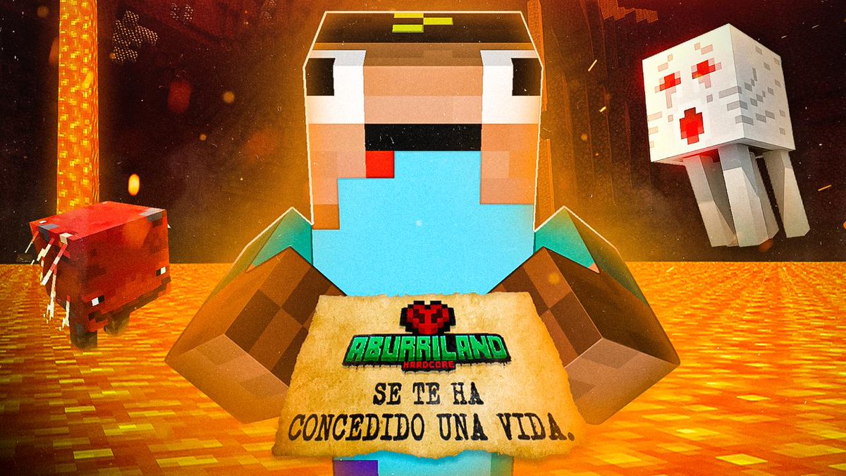 Hoy se empezaron a enviar las invitaciones para ABURRILAND X💔

Una serie ultra hardcore donde no regeneras vida naturalmente, hay misiones diarias y semanales que también deberas cumplir para no morir
Comienza el 28 de noviembre y dura 2 semanas o 1 dia si eres noob
Quien falta?