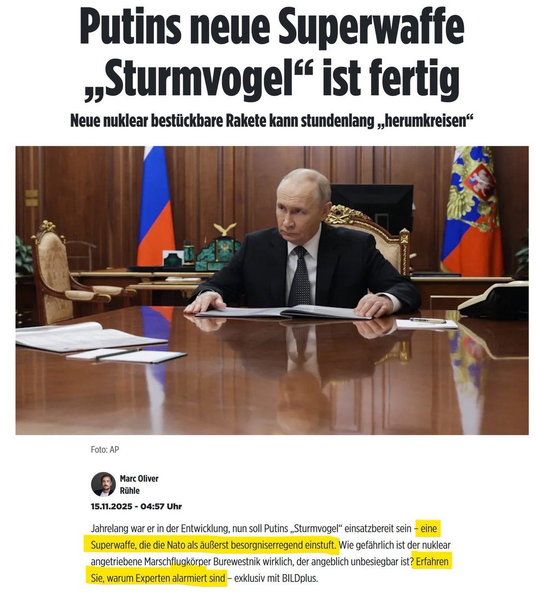 Die Russophrenie-Propaganda kann sich mal wieder nicht auf ein Narrativ einigen.