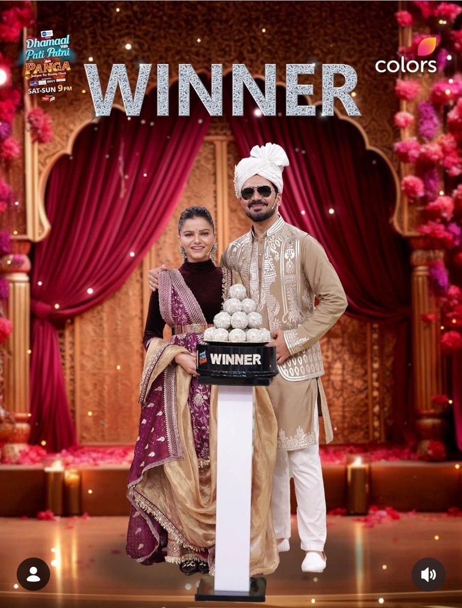 Congratulations Rubina Dilaik and Abhinav Shukla for winning the Pati Patni aur Panga debut season. They won the title of Sarvagun Sampann jodi.