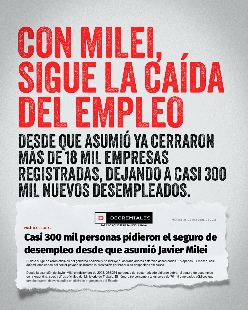 cfk_libre's tweet photo. Milei gobierna para los mercados, no para los que laburan. https://t.co/qCnDHL1fvT
