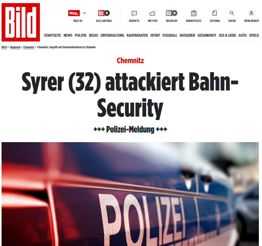 Immer wieder Syrer....