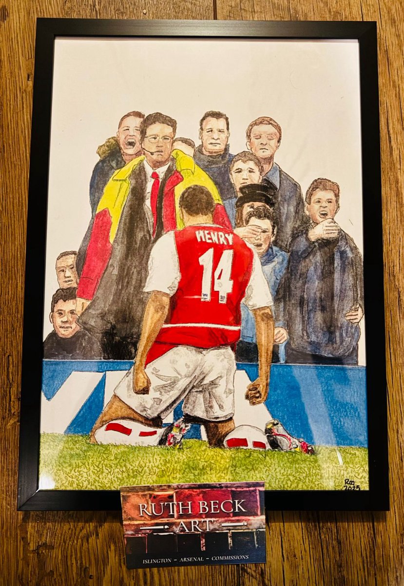 Smuggo49's tweet image. 🔥🔴 Arsenal family — HUGE NEWS! 🔴🔥

To celebrate the launch of The N5 Show this Tuesday, we’re dropping an incredible SECOND giveaway… and it’s a masterpiece.

We’ve teamed up with @ruthbeckart to give away a framed Thierry Henry print, capturing his iconic celebration vs…