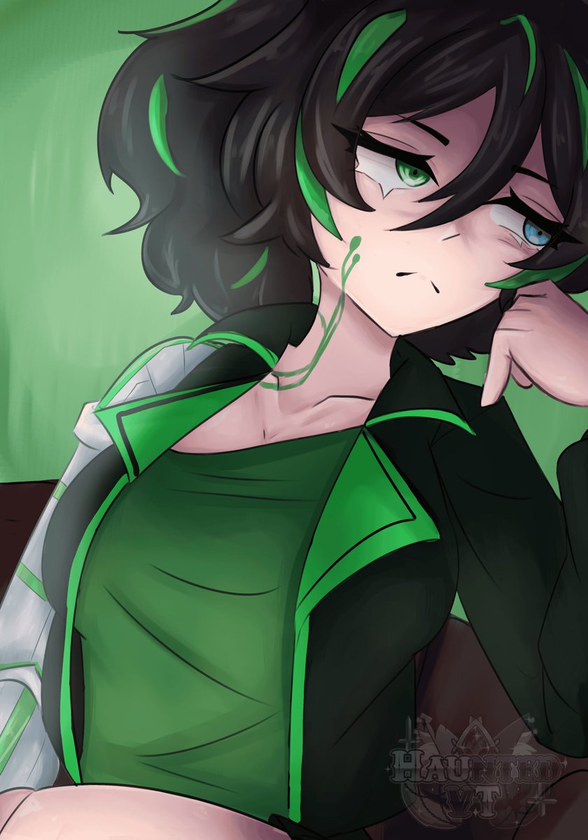 Haunted_VT's tweet image. Halfbody C0mm for a friend! :3

#VGenComm #VGen