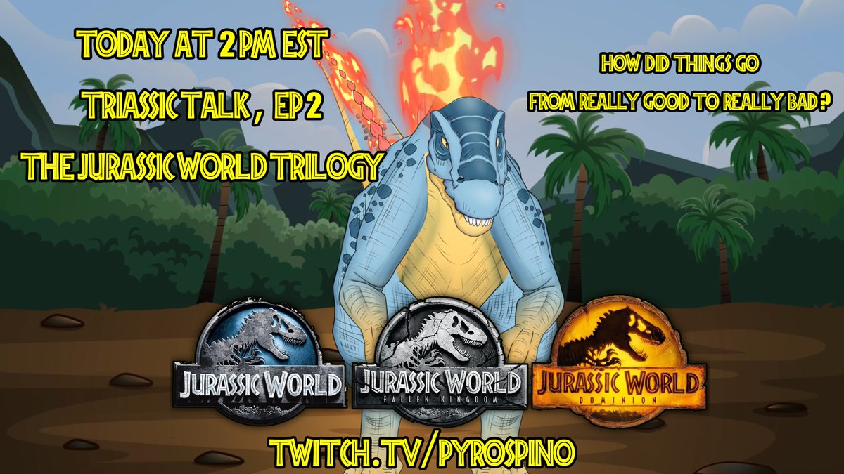 NOW LIVE!! Its time for Episode 2 of Triassic Talk! Again, todays subject is the Jurassic World movie trilogy, pre-Rebirth.
#JurassicWorld #Vtuber #ENVtuber #ENVTubers #DinoTuber