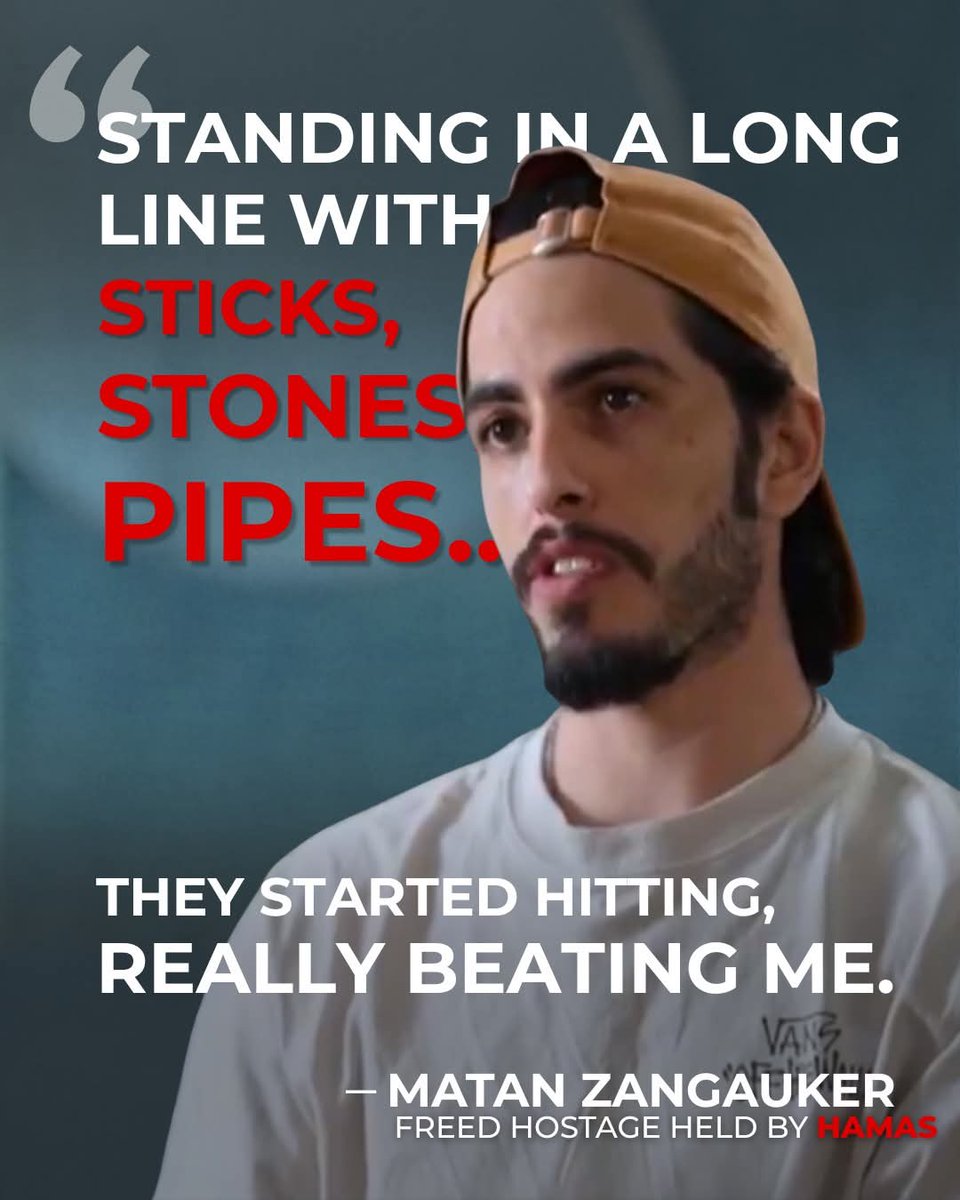“When I arrived on the streets of Gaza, I saw children, women, adults, and elderly people standing in a long line with sticks, stones, and pipes… they started hitting, really beating me.”

After surviving 738 days in Hamas captivity, Matan Zangauker’s words reveal the