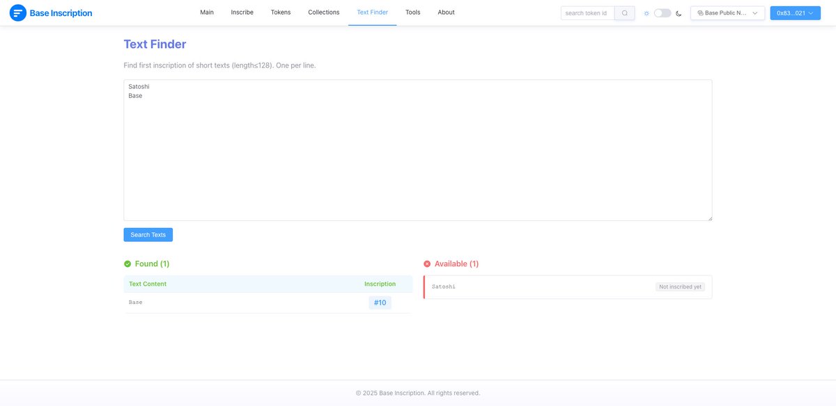 Base Inscription tweet media