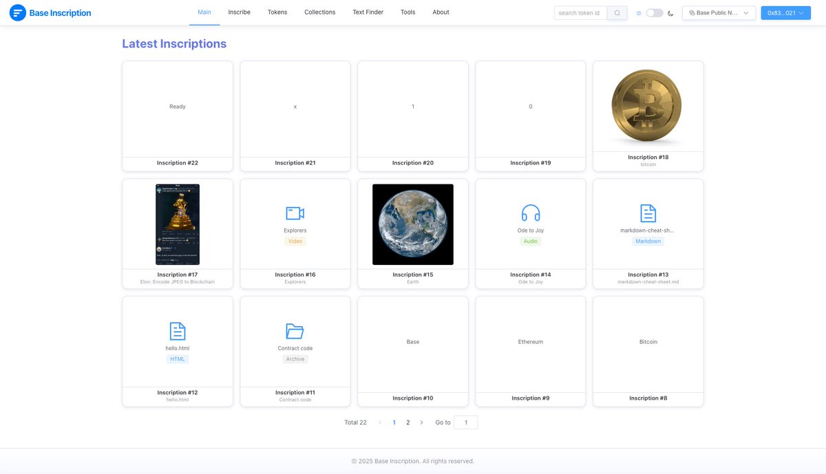 Base Inscription tweet media