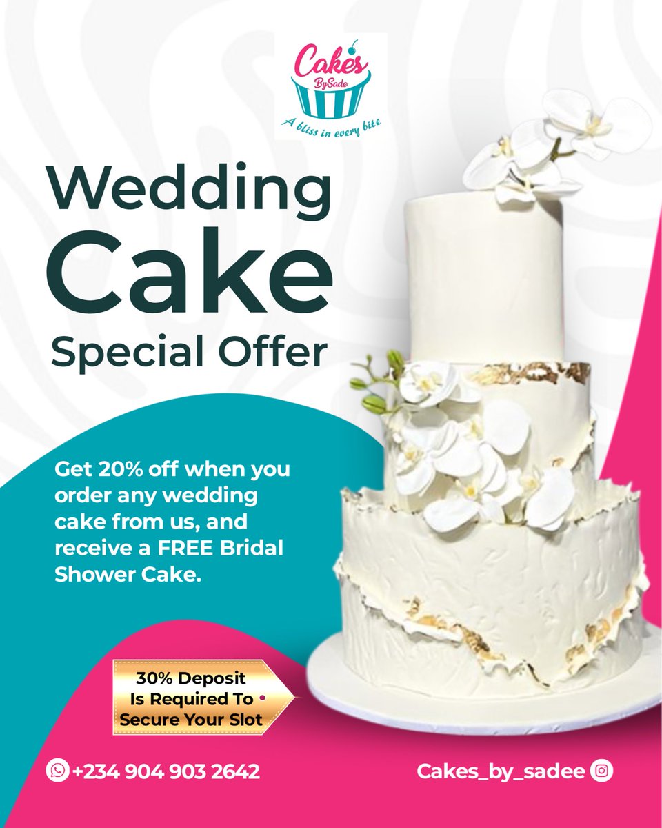 SASSYSADEE's tweet photo. I’m not getting over this cake anytime soon cos it’s too beautiful 🥹❤️ @cakesbysadee too good mehn when you order any wedding cake from @cakesbysadee you get 20% off a free bridal shower cake 
Tell somebody getting married soon about this 🥹. https://t.co/f71xHJsGc0