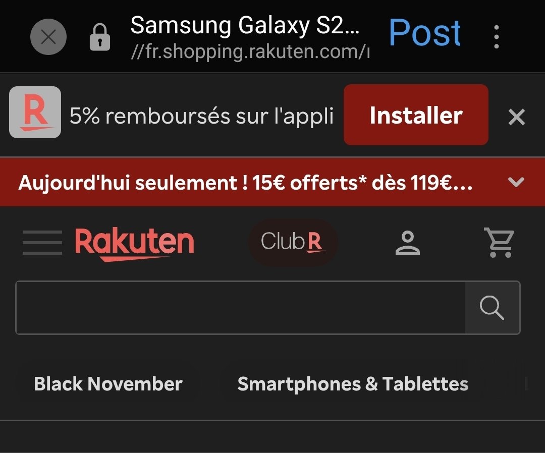 2025 et ça continue de conseiller le faux neuf (mauvais reconditionné en réalité) de Rakuten (et Cdiscount)