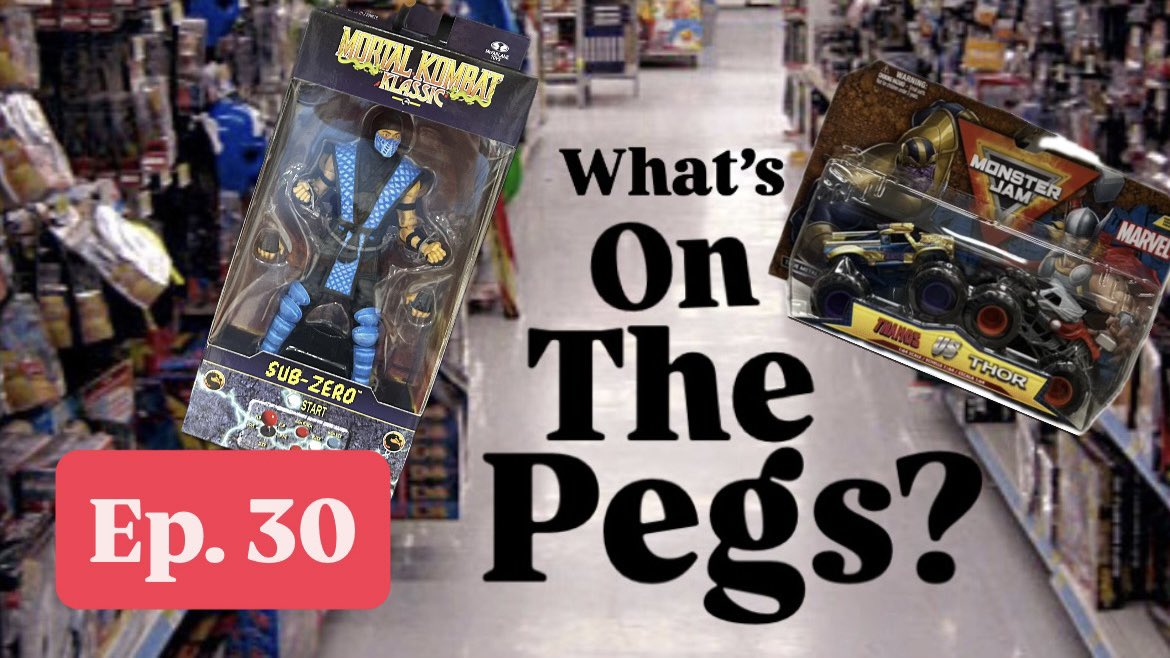 Ep. 30 of “What’s on the Pegs?” Is up! Check it out and see what I’m finding this week on my toy hunts!

youtu.be/5NOqOq8YZ5E?si…