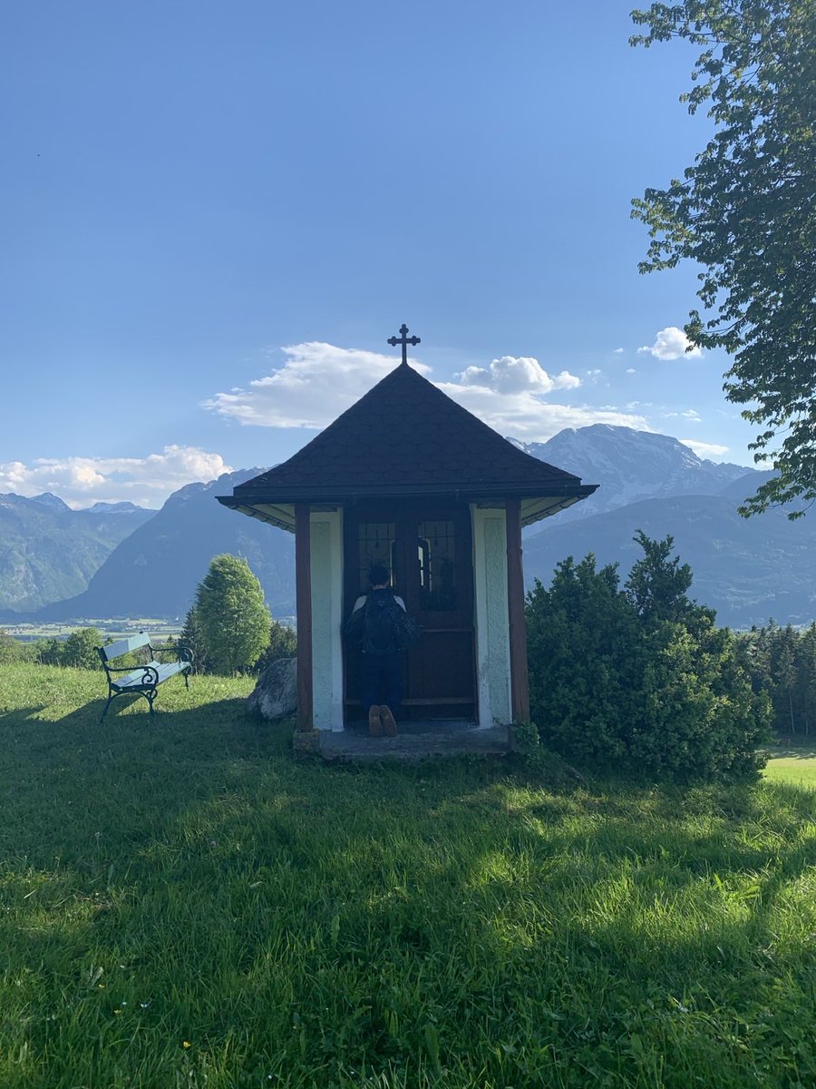 gregchilson's tweet image. People don&apos;t know that you can literally hike in the Austrian countryside and it just looks like this.