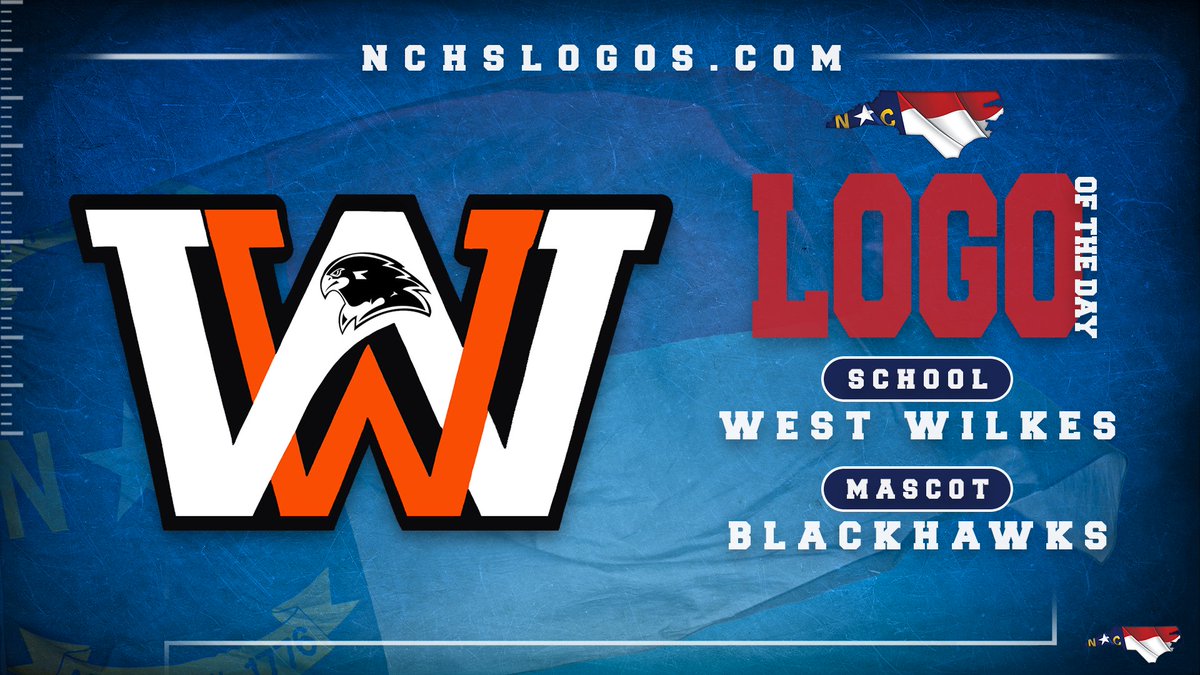 Our #NCHSLogoOfTheDay brings us back to to Wilkes County to✔️out the West Wilkes Blackhawks🟧⬛️

<a href="/athletics_wwhs/">WWHS Athletics</a> <a href="/WWhawkbaseball/">WWblackhawkbaseball</a> <a href="/WWHSHawksBball/">WWHS Blackhawk Basketball</a> <a href="/WWHS_PE/">WWHS PE Department</a> <a href="/WilkesCoSchools/">Wilkes County Schools</a>

nchslogos.com/westwilkes_bla…

#nchsfb #nchshoops