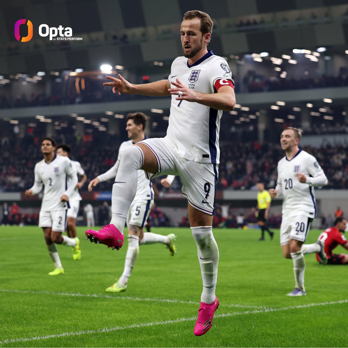 40 - Since qualification for UEFA EURO 2020 started in 2019, Harry Kane has scored 40 goals in qualifying matches for major tournaments (World Cup/EURO), at least eight more than any other European player (Cristiano Ronaldo - 32). Dominant.