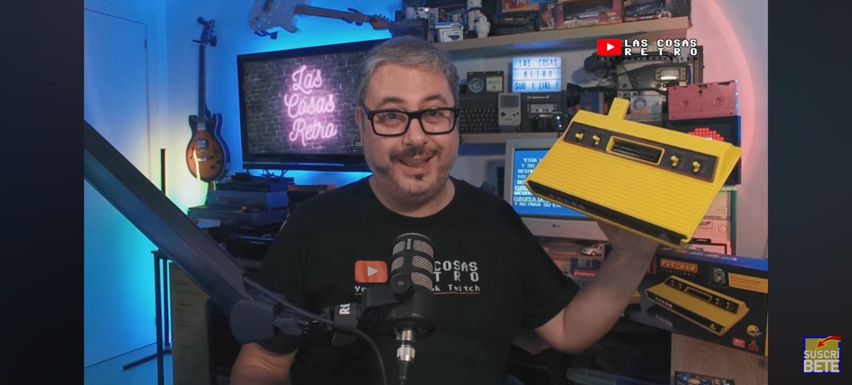 LasCosasRetro's tweet photo. ¡La leyenda vuelve! 🤩
Te traigo un UNBOXING ÉPICO de la Atari 2600+ PAC-MAN Edition.
¡Celebramos el 45 cumpleaños de PAC-MAN! ✨
Dale al play y comparte que ayuda mucho!
https://t.co/pK2p1zXuT8
#plaion #retro #PACMAN45TH https://t.co/Np9nJzYhFt