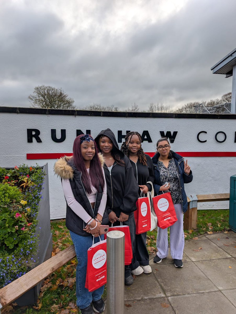 Another stop on the Saturday college open day tour with Mr Larkin and Mrs Boyd - this time to Runshaw College in Leyland. The Year 11s had a brilliant morning!