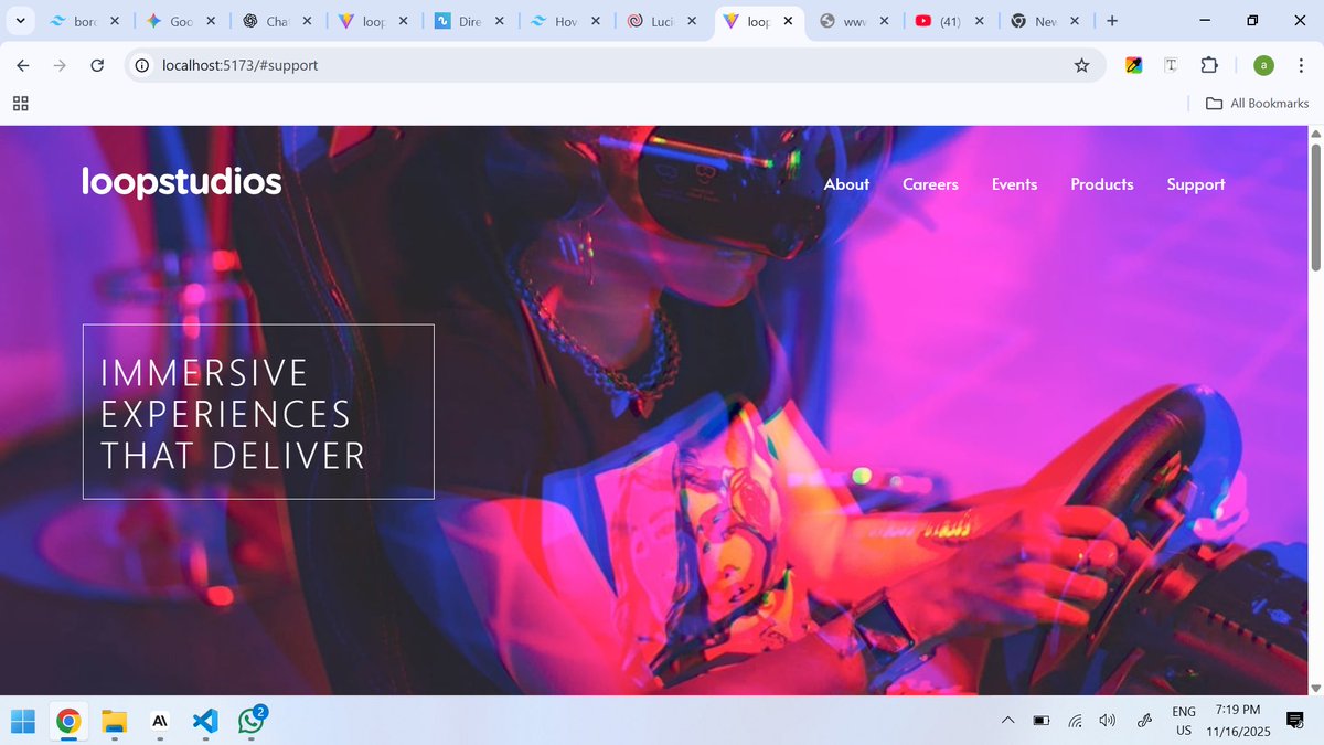 THEJASPERJAY's tweet image. Day 27 of my 60 Days of Code Challenge
Started Loopstudio project from @frontendmentor using React. The map feature is still confusing and I am not fully comfortable with useState or useEffect yet. May pause it  now but I will try again tomorrow.

#60DaysOfCode #ReactJS