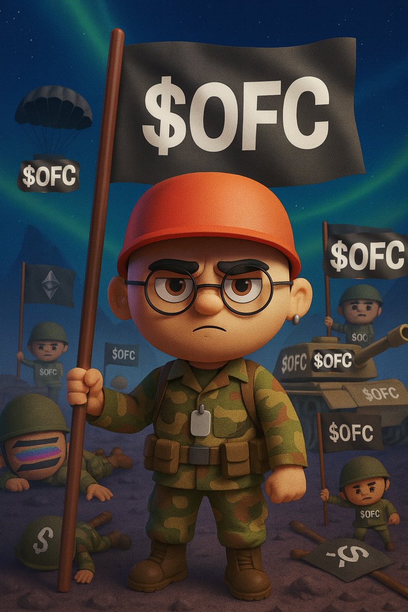 America36296768's tweet photo. $OFC is a DEPLOYMENTโก๏ธ
Doubters fall, troops arrive, and the TGE will be the first major strike.
$OFC doesnโt ask permission โ we enter and conquer.
@ofc_the_club #OFCTGE #Web3 #SportFi #CryptoInvasion ๐ https://t.co/HqxwF6DG3J