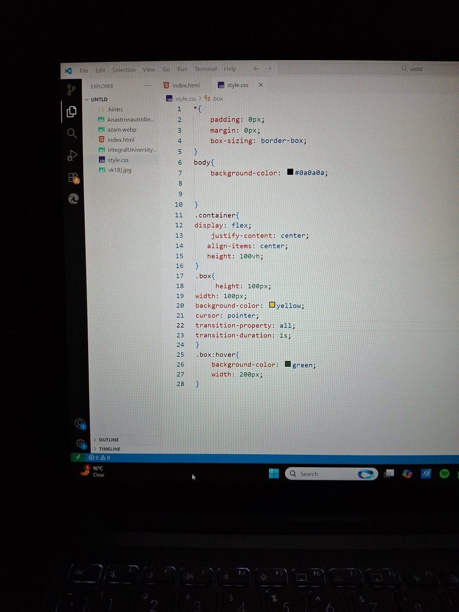 kaynatt01's tweet image. day 1 of #100daysofcode 
- i will cover the topics in css like animation, transitions and transforms
 - and grind a little in java programming