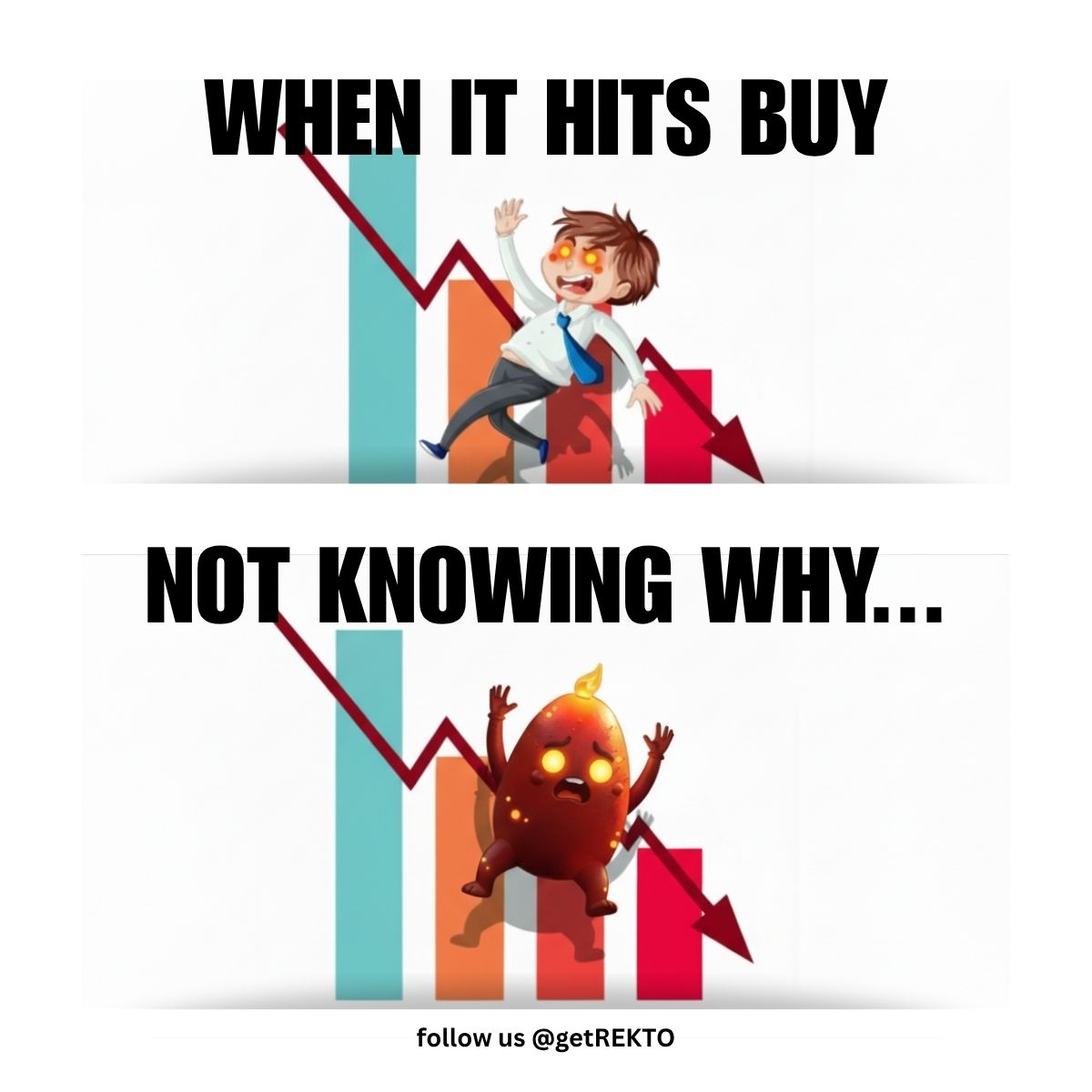 getREKTO's tweet photo. 📉😅
#REKTO #GetREKTO #CryptoMemes #DegenLife #Trading #Web3Culture #RektLife https://t.co/Y6cb80pAAN