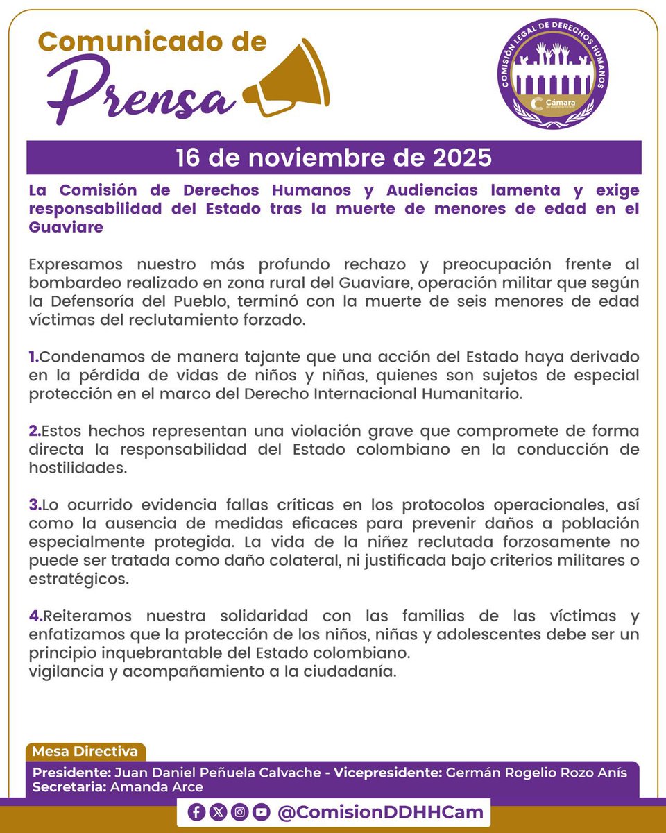 Comisión Derechos Humanos tweet media