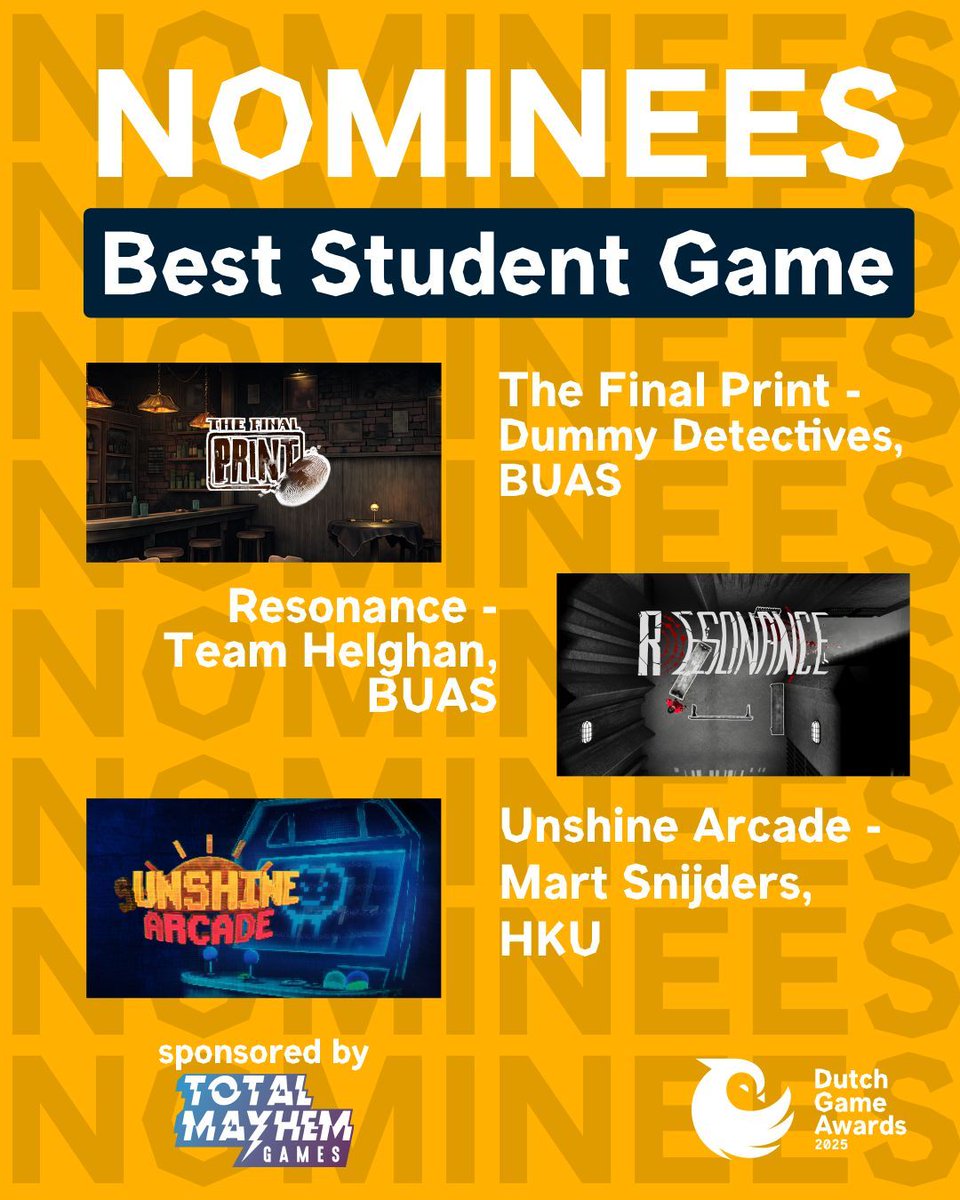 Dutch Game Awards tweet media