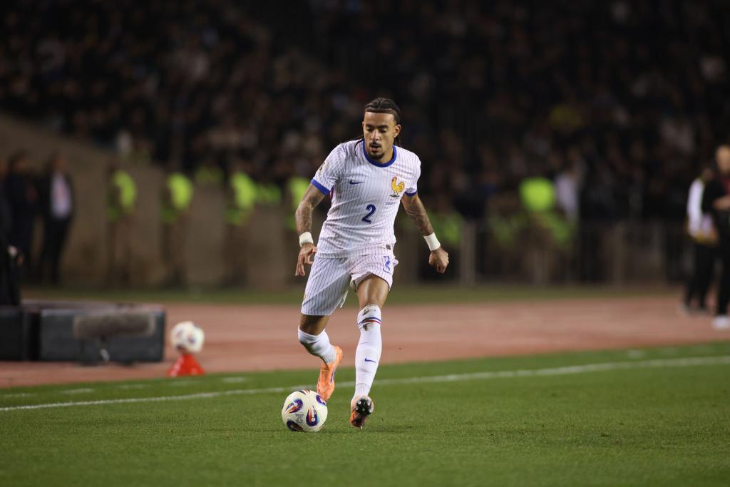 Two assists for Malo Gusto for France against Azerbaijan tonight 🅰️🅰️🇫🇷