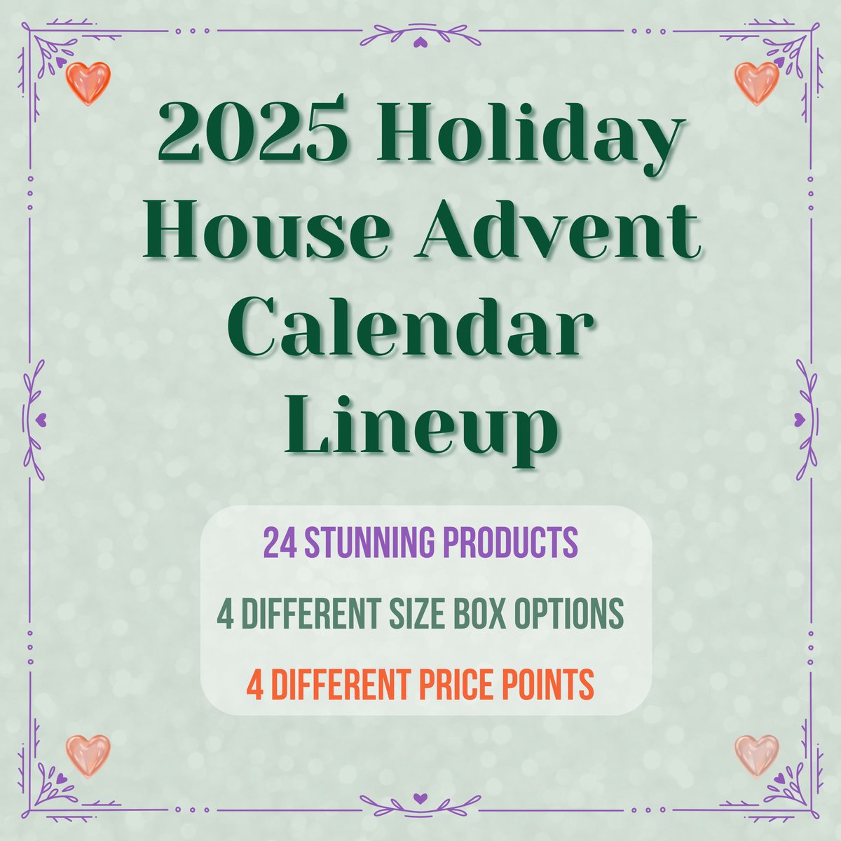 Willow_Reads's tweet image. 🎁GIVEAWAYYY🎁

Winner receives one “The Lucky One Box” 13 day swiftie Advent Calendar 🤭

Must follow this acct, like, and rt this post

Intl

Comment which Advent Calendar item is your fav or what you’re most excited for (photos in thread below)

Ends Nov 23rd