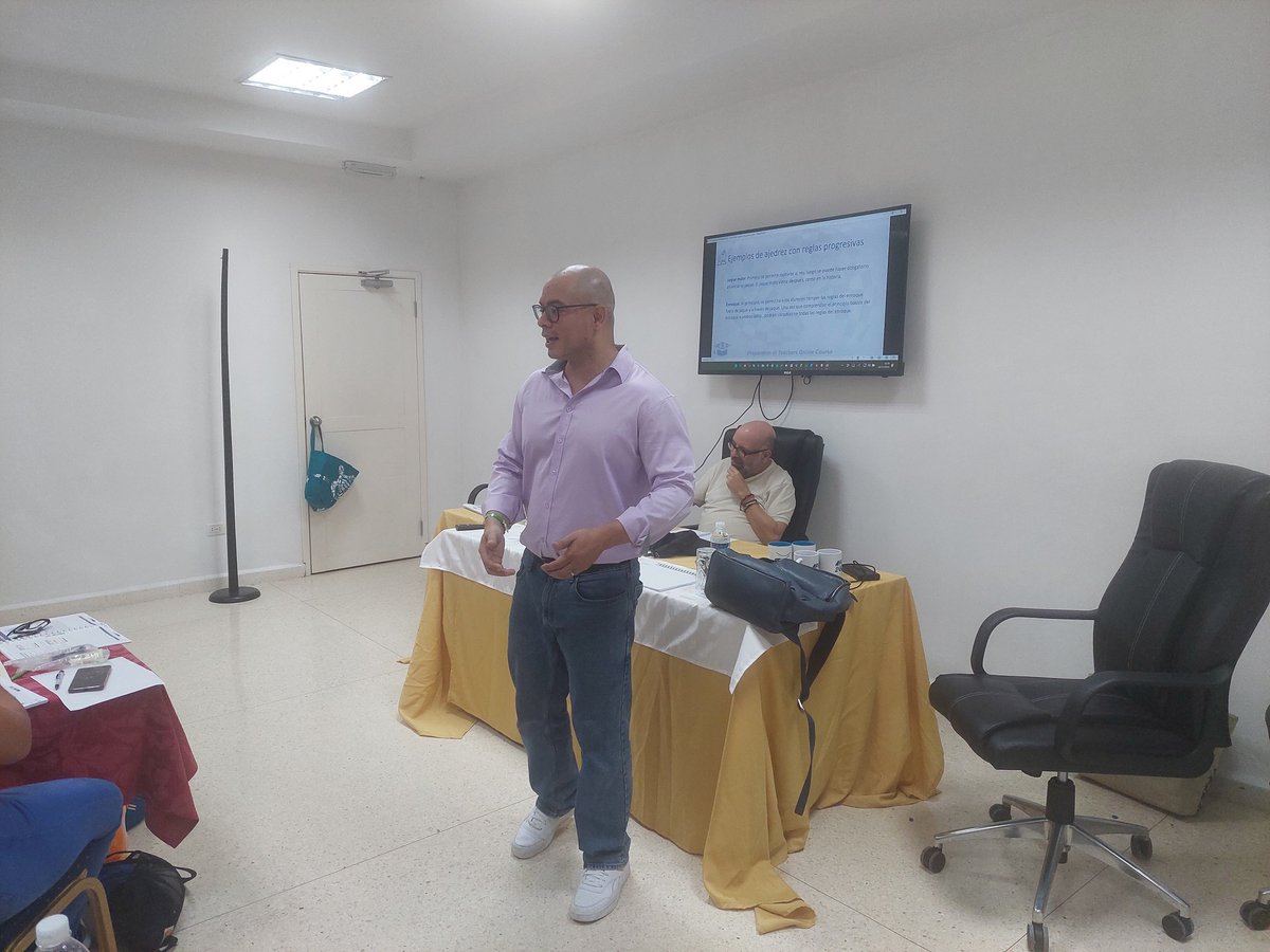 FIDEschoolChess's tweet image. 🇨🇺 The first FIDE Preparation of Teachers (PoT) course in Cuba is underway in Varadero!
Organized by Federación Cubana de Ajedrez with support from FIDE &amp;amp; FIDE América, led by SLI José Francisco Suárez Roa and Mauricio Arias Santana. ♟️