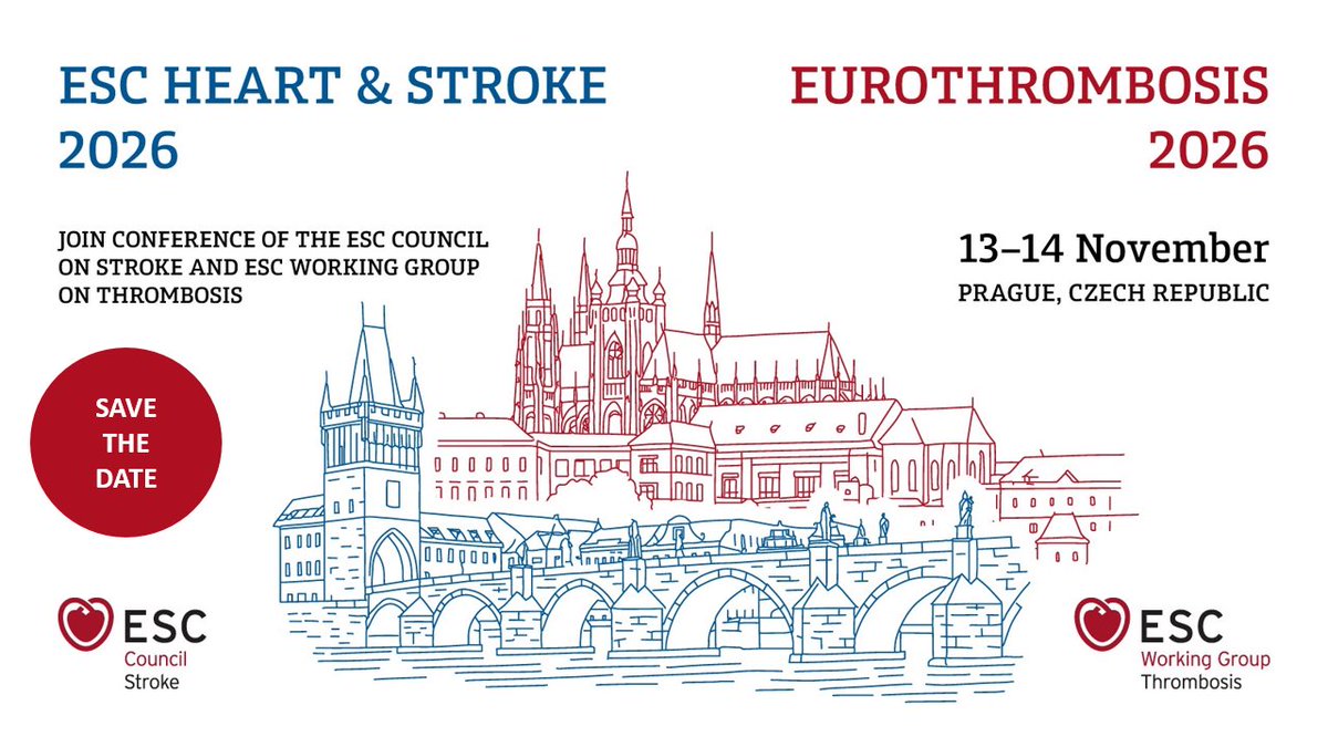 Young professionals are the living heart of our communities - great to have you in Milan!

Be a part of it!

Join the Council on Stroke 👉 escardio.org/Councils/Counc… 
and Working Group on Thrombosis 👉 escardio.org/Working-groups…

…and save the date! We are coming to Prague in 2026 🇨🇿