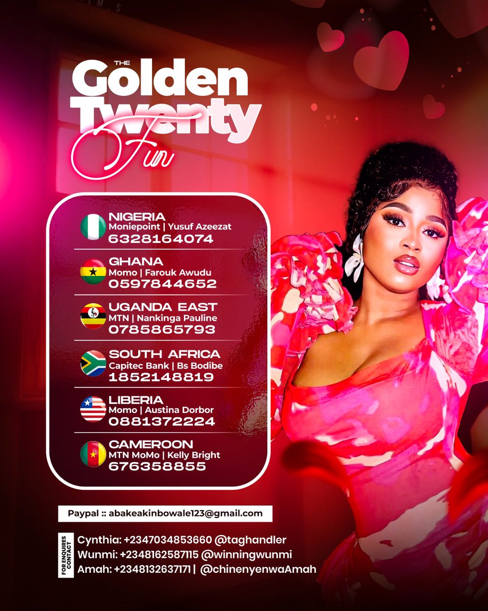 💥 💥💥💥👊👊👊👊

IMISTARS💃💃💃 OUR MAJOR PROJECT IS HERE🔥🔥🔥🔥🔥🔥

ODOGWU FANBASE I PRESENT TO YOU

🔥THE GOLDEN TWENTY FUN PROJECT🔥

This project means a lot to us IMISTARS and do not forget our girl’s birthday is January 27th 

#TheGoldenTwentyFun
#ImisiAyanwale