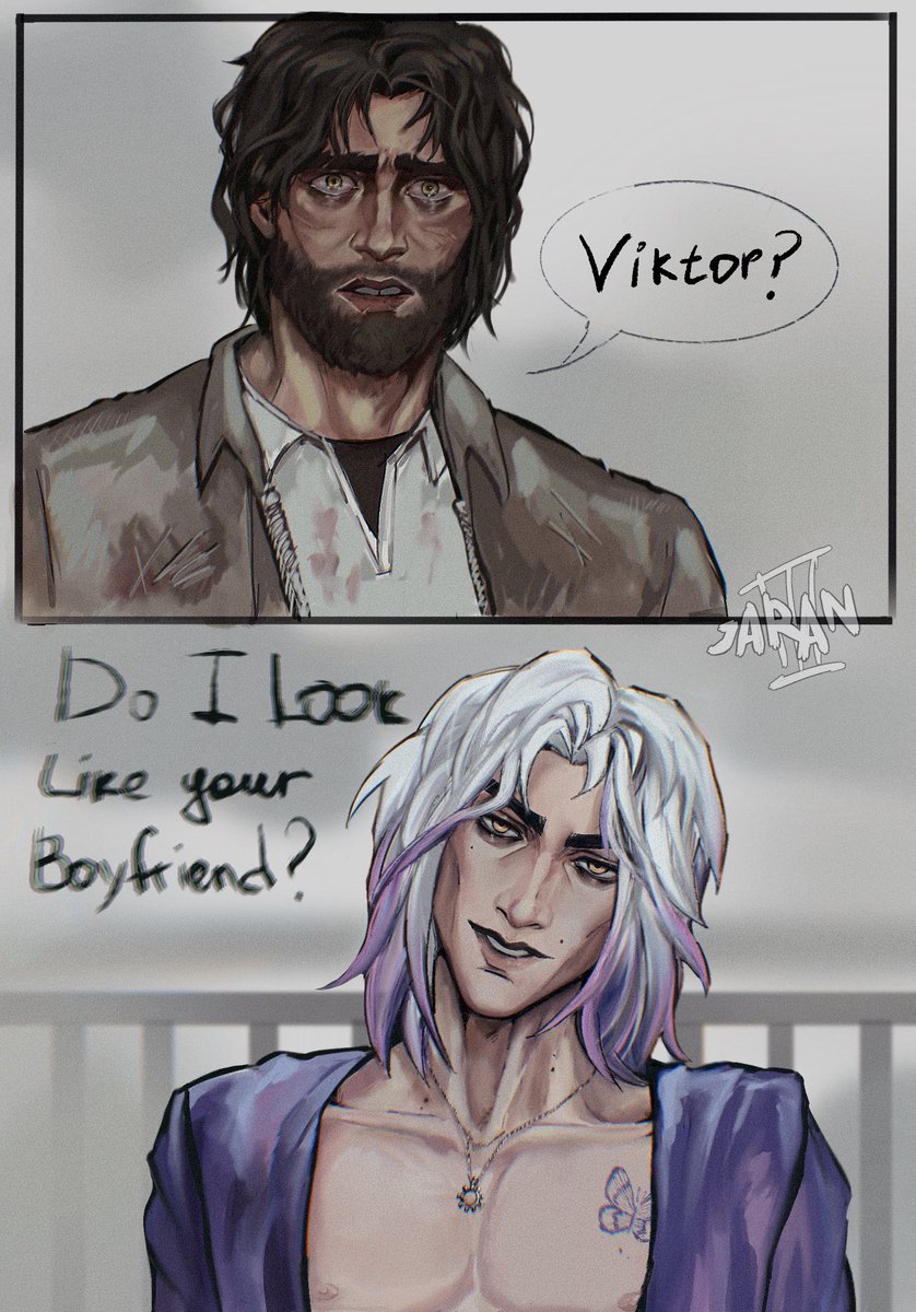 You’re not him.

#jayvik #arcane