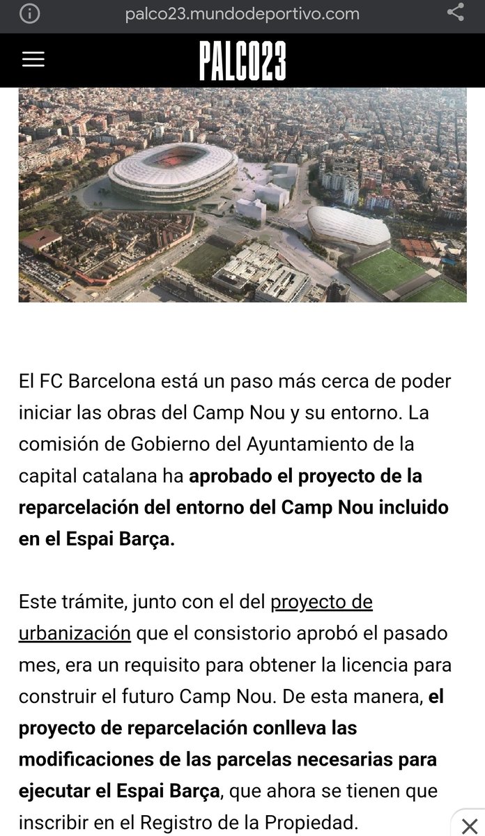 <a href="/Bajarlaalpasto/">Bajarla al pasto</a> Del prevaricador que hablas es el que ha cedido 400.000m² en el Metropolitano, sin licitación alguna.

Qué Colau en 2021 cambiara el uso del suelo del Espai (justo lo mismo de Valdebebas).

Se os cae todo el relato 🧌 para vuestro 🐑🐑🐑🐑🐑🐑