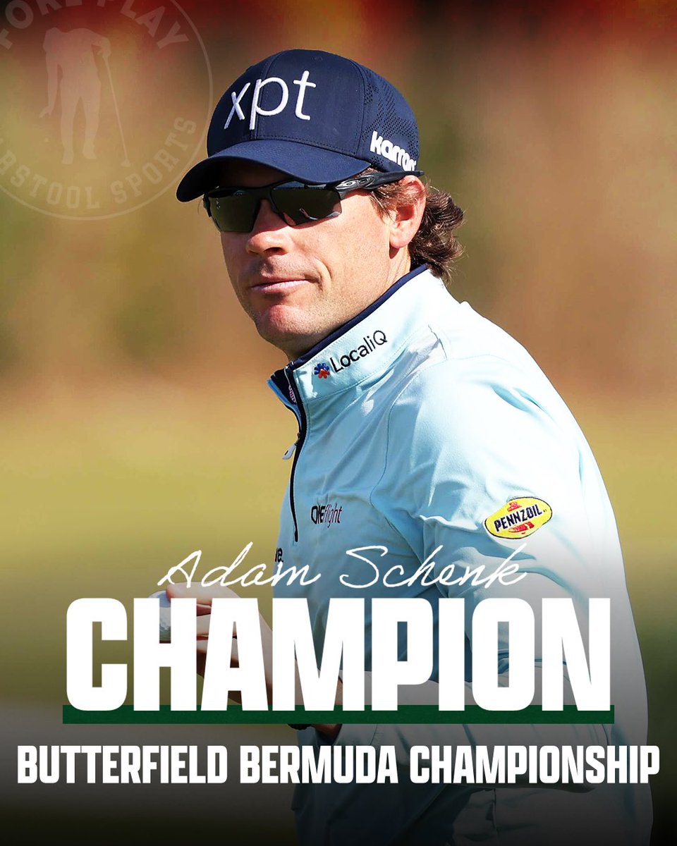 ADAM SCHENK.

FIRST PGA TOUR WIN.
