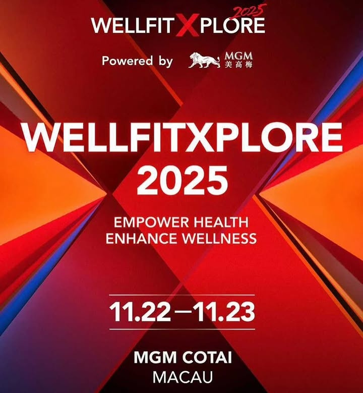 "The countdown begins! 11.22–23 WellFitXplore 2025! We’ll gather at MGM COTAI, Macau, where competition meets education, &amp; inspiration fuels every connection <a href="/prvnfitness/">prvnfitness</a>. Get ready to experience two days of powerful training, learning &amp; community — all in one place." @tiaclair1