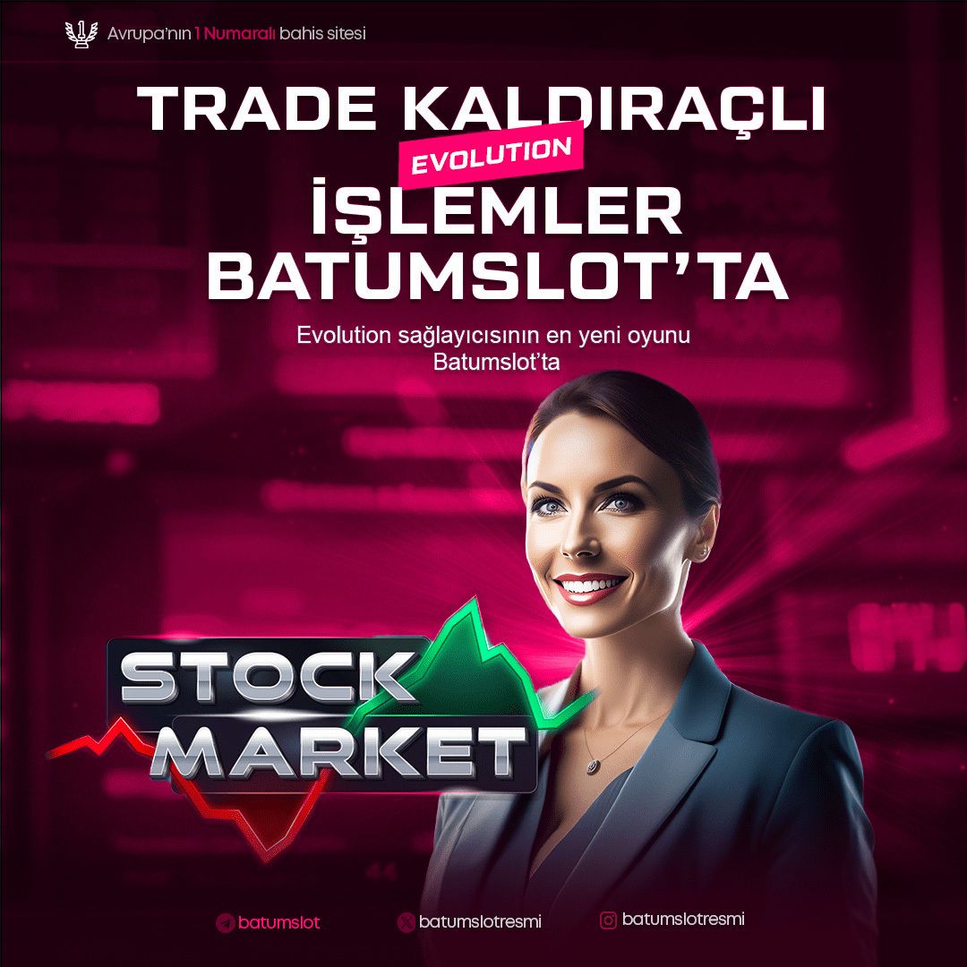 batumslotresmi's tweet photo. 📈 Evolution sağlayıcısının en sevilen oyunu Stock Market artık tüm borsasever Batumslotluların yüzünü güldürüyor!

💎 Batumslot Giriş Bloglarımız:
✅https://t.co/mBSvm8zELP
✅https://t.co/sP8EYs8tsT
✅https://t.co/xnaO1P1HI6 https://t.co/QfdCKuTHVd
