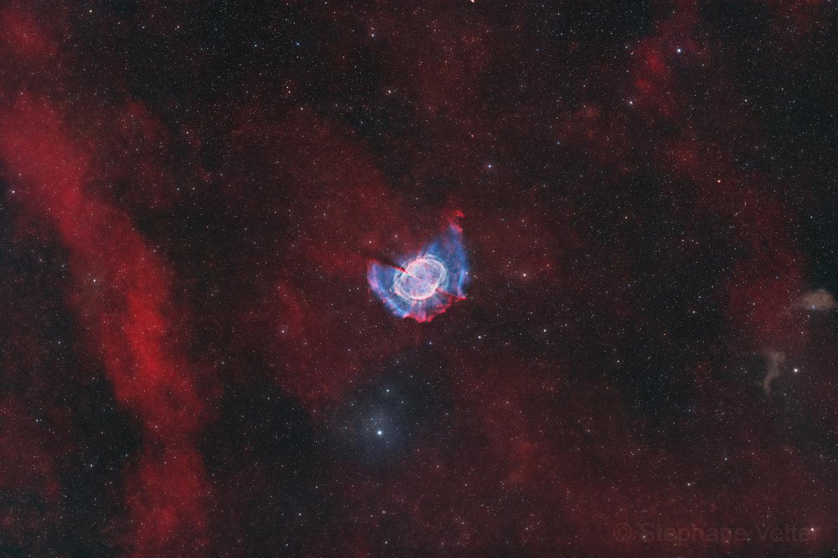 Bot_APOD_'s tweet image. Image Of The Day (IOTD) by Astrobin: 
M27 (HOO-RGB) in Wide Field
Image Credit &amp;amp; Copyright: Sacrednight
astrobin.com/l1dobm
#astrophotography #astronomy #APOD #nasa #astrobin