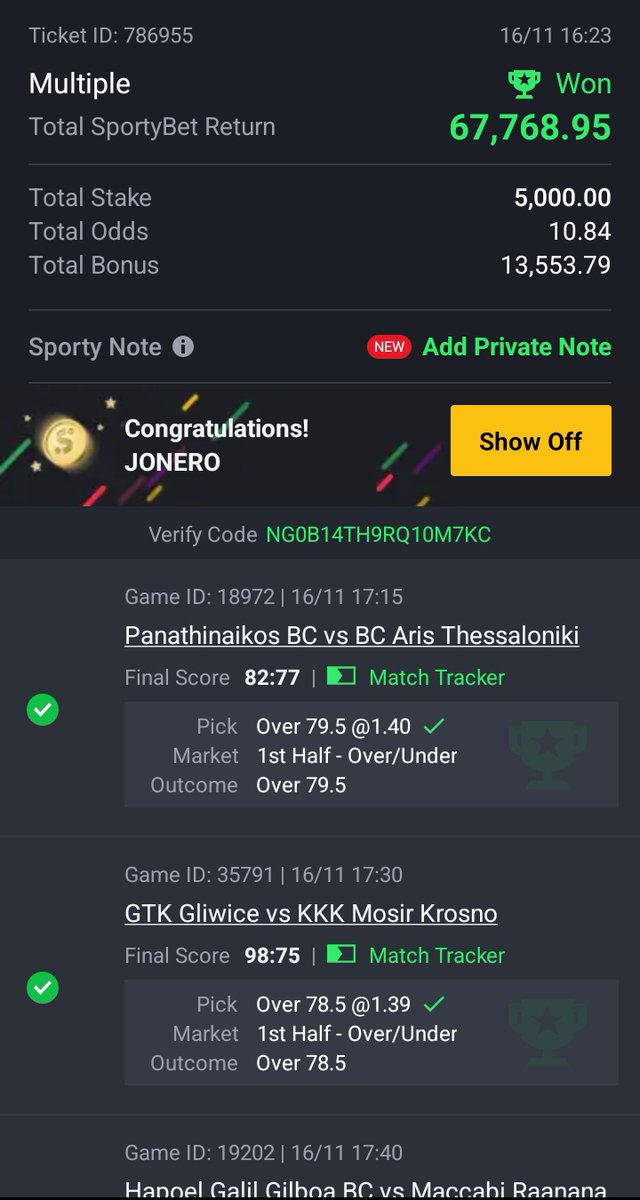 Boom 116 odds Boom 💥💥💥
10 odds edit still Boom 💥💥💥 
Congratulations Winners 
🏆 🏆 🏆 🏆 🏆 🏆 
🎉🎉🎉🎉🎉🎉