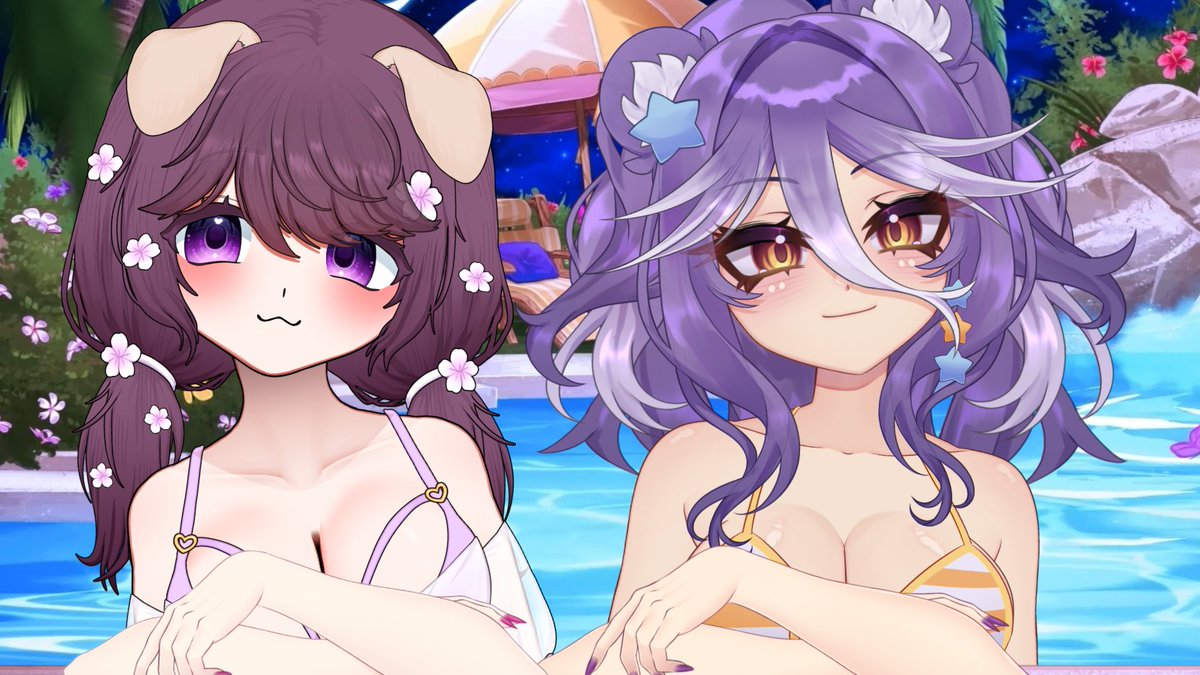 your favorite puppy girl and bear girl are live!!! 
come yap with us :3 <a href="/MeowyNyaa/">Meowy 🌸💜</a> 

my stream: twitch.tv/sookiechu
meowy's stream: twitch.tv/meowynyaa