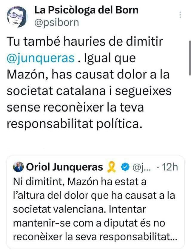 Es un traïdor españolista igual que <a href="/gabrielrufian/">Gabriel Rufián</a>