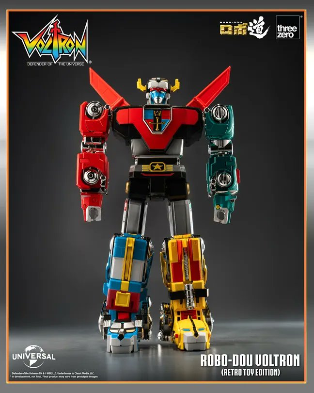 TFsource's tweet image. The legend returns ⚡🦁
Pick up Threezero’s Voltron: Defender of the Universe – Retro Toy Edition at TFSource!

tfsource.com/articulated-fi…