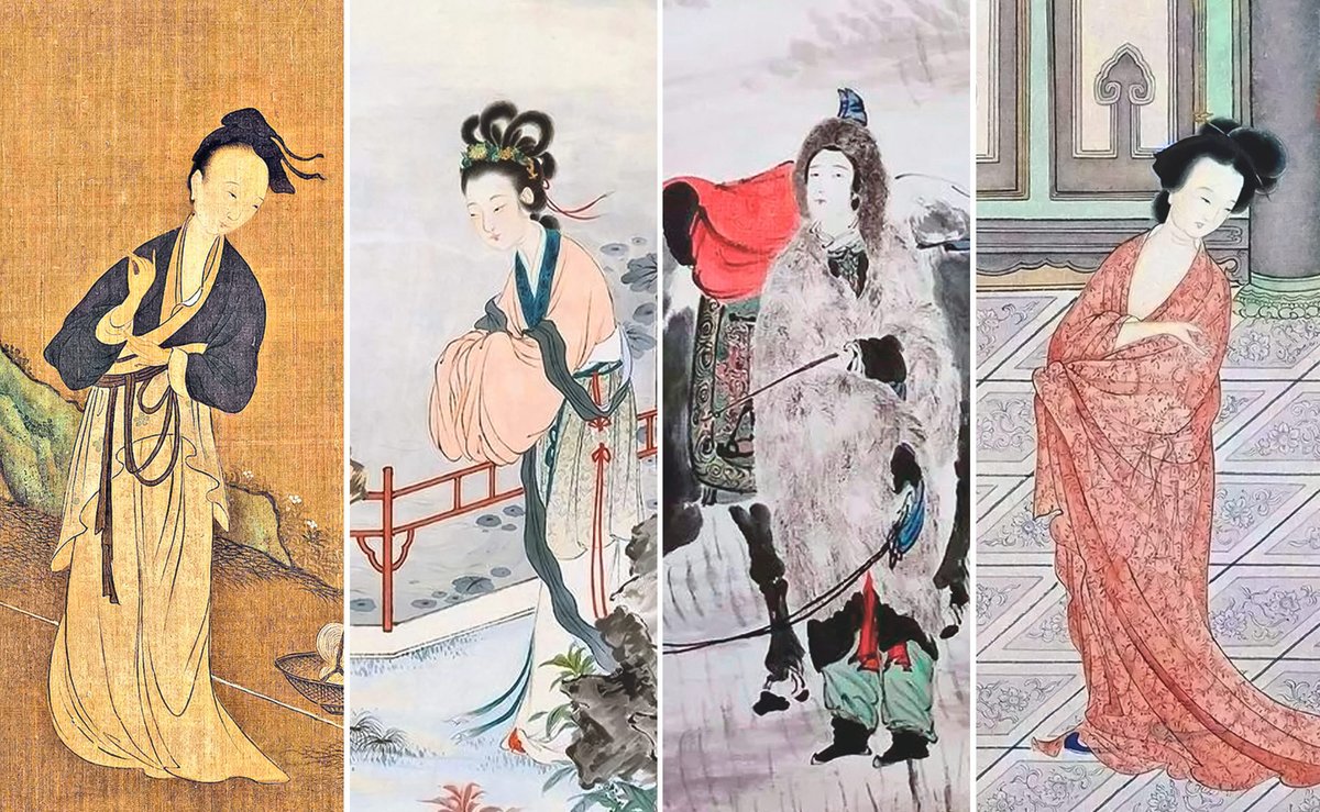 ShenYun's tweet image. Throughout Chinese history, stories of extraordinary women have carried timeless themes of devotion, love for country, and personal sacrifice.

Among them are four whose beauty changed the course of history—remembered together as the Four Beauties of China.

🧵1/6