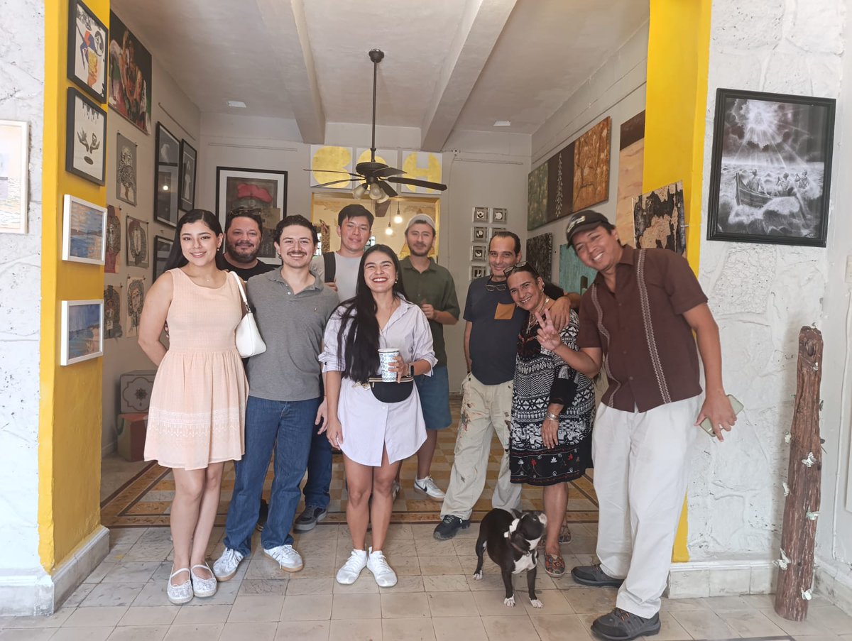 osukaNFTs's tweet image. Ayer en la charla: &quot;Crea un sistema de fidelización de clientes con IA y Blockchain&quot; en la Mérida Tech Week, gracias a todos los que fueron!! a la galería Sea+ por el lugar y a Cinecon por el documental que presentamos.
#Blockchain #NFTs #TechWeek