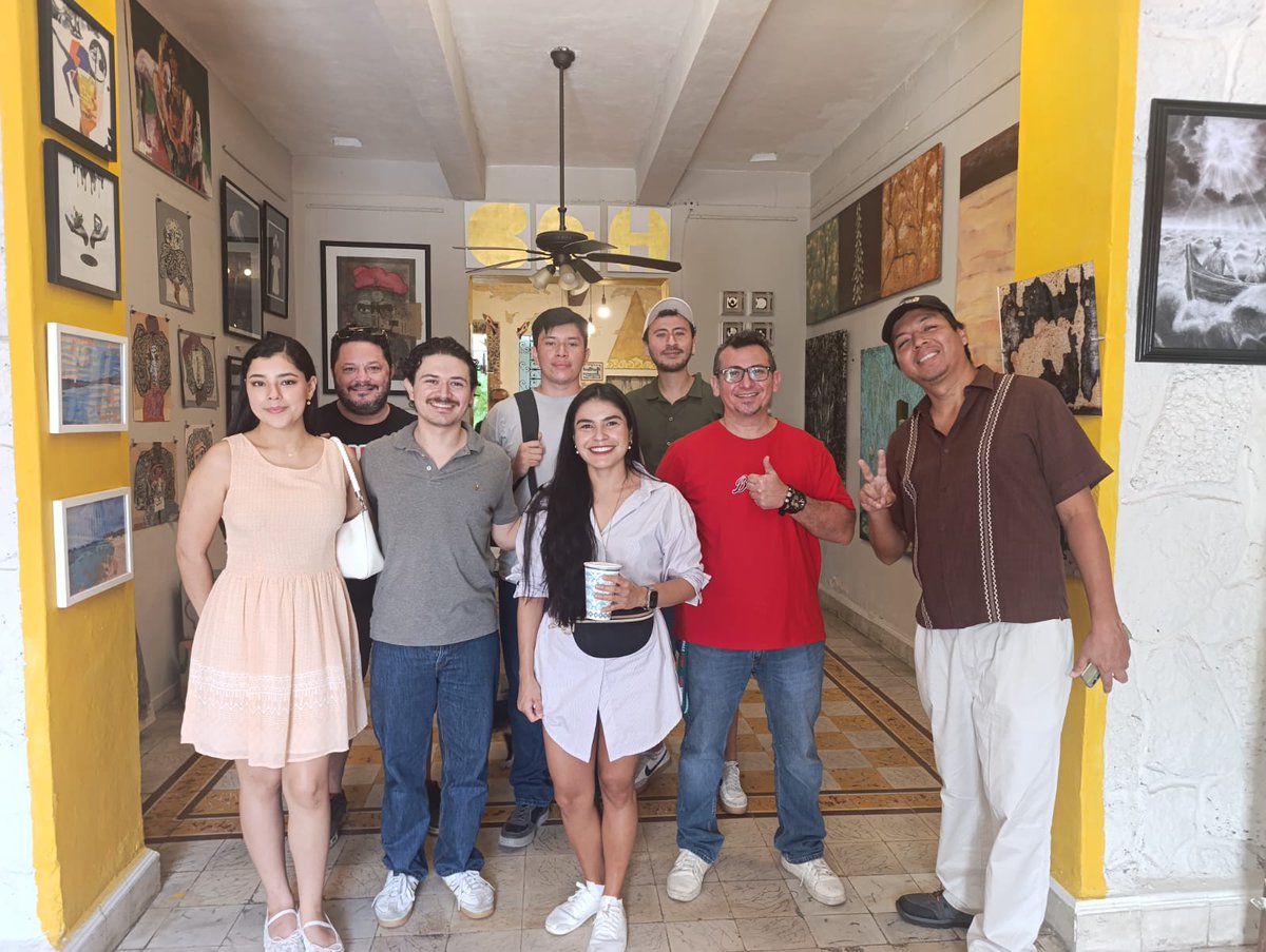 osukaNFTs's tweet image. Ayer en la charla: &quot;Crea un sistema de fidelización de clientes con IA y Blockchain&quot; en la Mérida Tech Week, gracias a todos los que fueron!! a la galería Sea+ por el lugar y a Cinecon por el documental que presentamos.
#Blockchain #NFTs #TechWeek