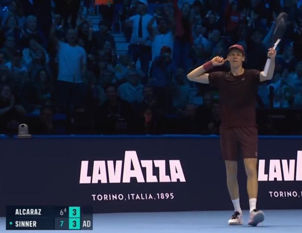 soansiosaa's tweet image. HA GASATO HA GASATO DA MORIRE

#NittoAtpFinals #sinner